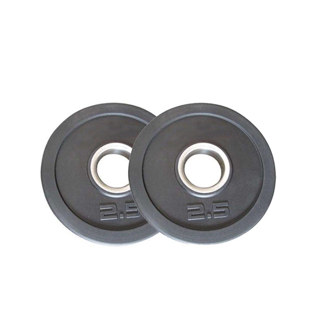 Barra CPU 2 pulgadas-Olímpico Grip Plate, Conjunto de 2 placas, placas de agarre Peso juegos de placas Olímpicos, Pesas Plate Olímpicos 2.5kg-25kg
