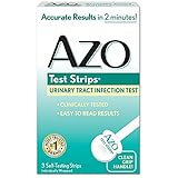 AZO Urinary Tract Infection Test Strips, 3-Count Boxes (Pack of 2)