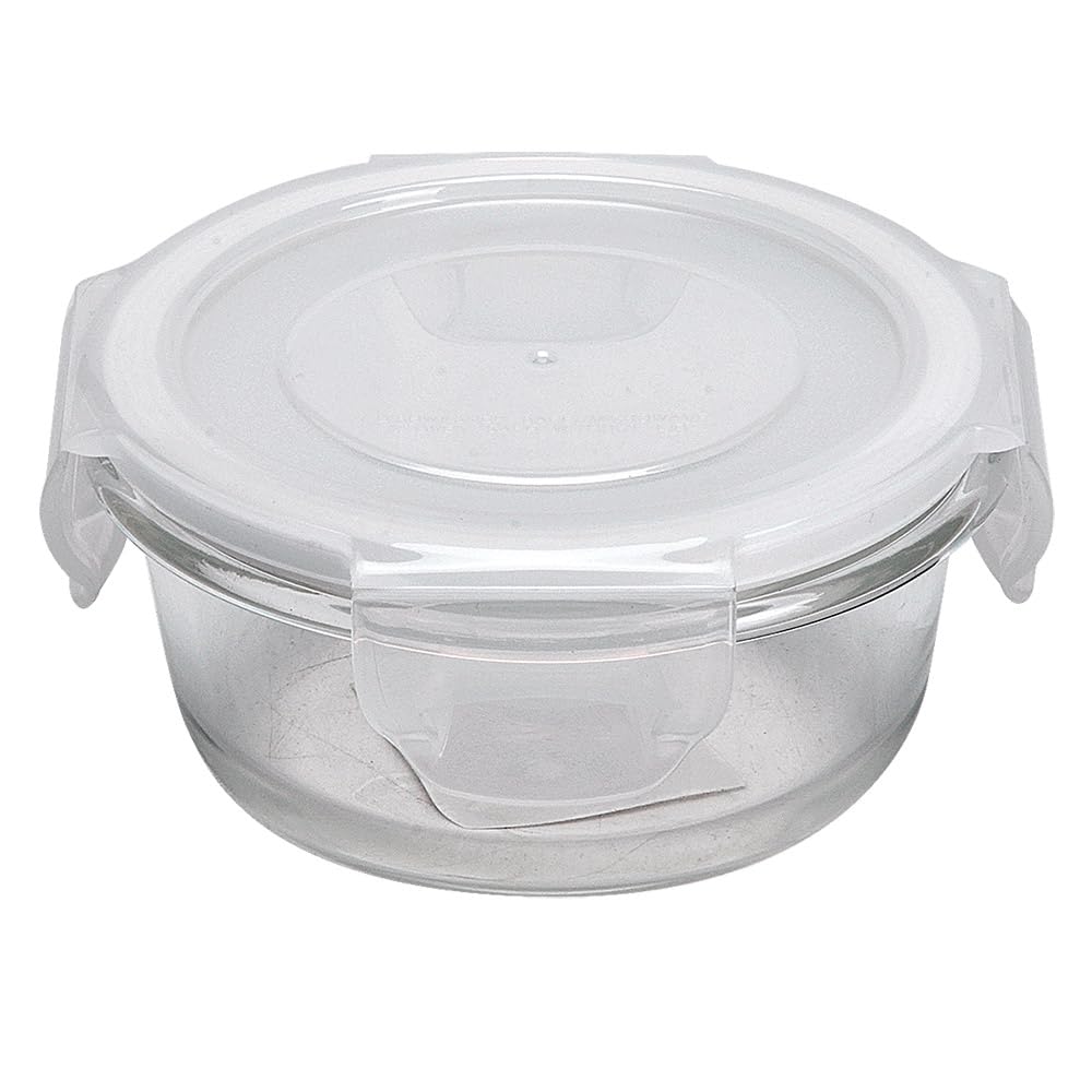 García de Pou 6 Unidades - Recipientes Redondos Con Tapa 210 Ml Ø 10,5X5/6 Cm Transparente Cristal