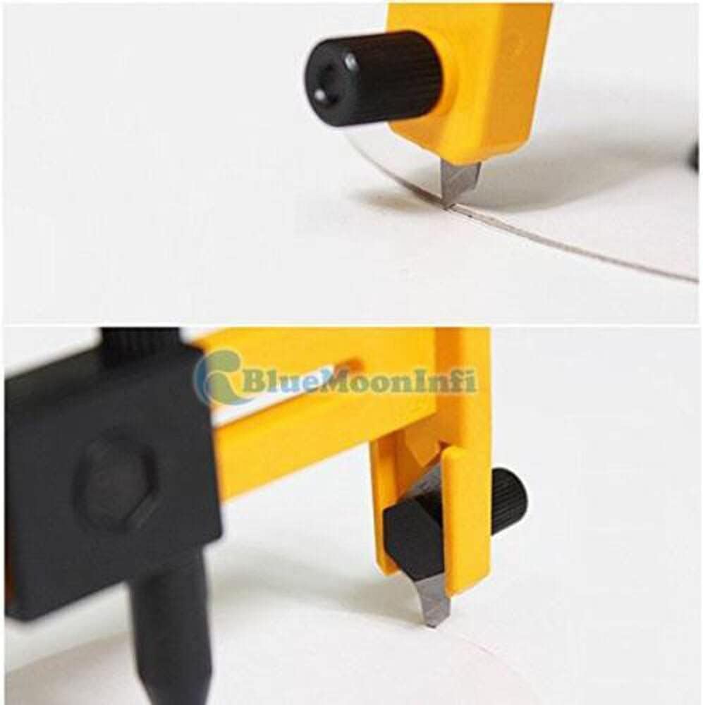 1 Pcs/Lot Adjustable Hand Circle Mat Cutter Cut Cutting Round Hole Tools leathercraft Paper Crafts And Scrapbooking 1-15CM