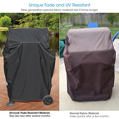 image for Unicook 2 Burner Grill Cover 32 Inch, Outdoor Waterproof Small Gas Gri