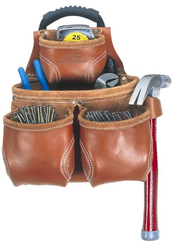 Sac à ongles et outils Custom Leathercraft 21426 idéal pour vos travaux de charpente