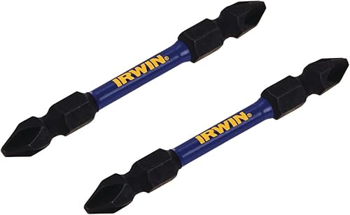 Miniatura 7 de IRWIN IRWIN Tools IMPACT Performance Series - Broca de potencia para destornillador de doble extremo, 1 Phillips  #2 Phillips, 2 38 pulgadas de