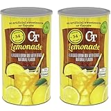Powdered Lemonade Drink Mix (82 oz.) made with real sugar, no artificial flavors, gluten-free, caffeine-free (2 Pack)
