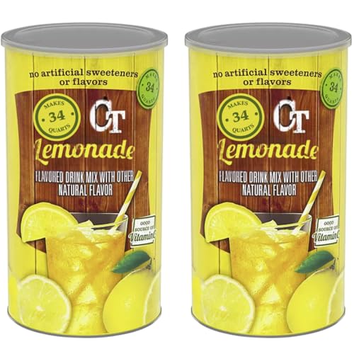 Powdered Lemonade Drink Mix (82 oz.) made with real sugar, no artificial flavors, gluten-free,