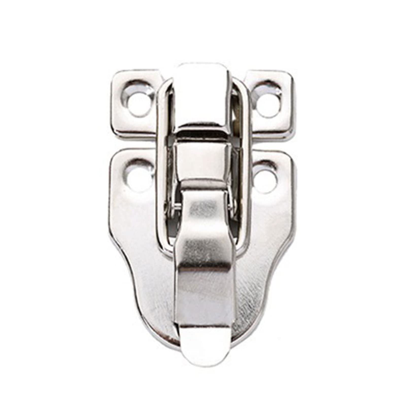 Ywluuoo Silver Decorative Hasp Iron Swing Clasp Jewelry Box For Latch Antique Furniture Hardware For Home Shop Antique Hasp Latch