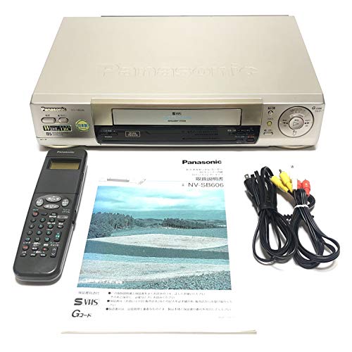 完動品 美品 Panasonic S-VHS ビデオデッキ NV-SB606 0 51c1WGVO9fL.jpg