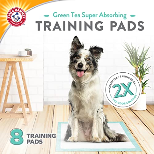 Arm & Hammer Green Tea Pet Training Pads, 8 Count - image 2