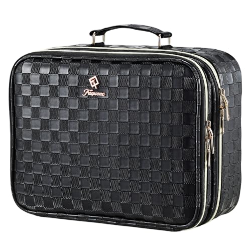 Faquenc Dual-Layer Makeup Case