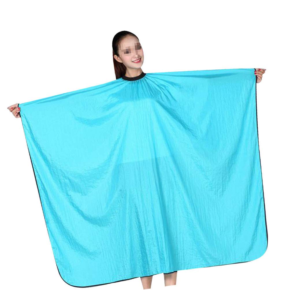 Beaupretty Capa de Peluquería de Nylon Impermeable Capa de Peluquería Capa de Corte de Pelo Bata Corte de Pelo Bata Protectora Herramienta para Teñir El Cabello (Rosa)