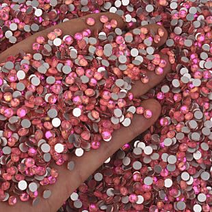 Image of Rhinestones for Crafting Gems 2mm SS6 Pink Rose Crystal 1440pcs