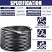 Sewer Jetter Kit 100 FT for Pressure Washer,Sewer Jetter Nozzles Kit,Drain Cleaning Hose for Pressure Washer,Button Nose and Rotating Sewer Jetting Nozzle,1/4 Inch NPT,5800 PSI,1 Year Warranty