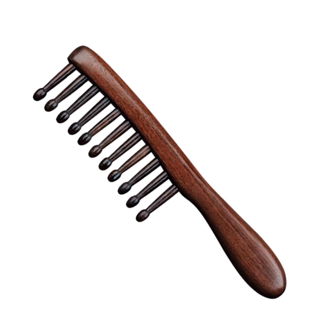 FRCOLOR 5 Piezas Peine Rizador De Sándalo Peine Del Cuero Cabelludo Ancho Para Cabello Rizado Para Desenredar El o s De Anchos Para o Rizado