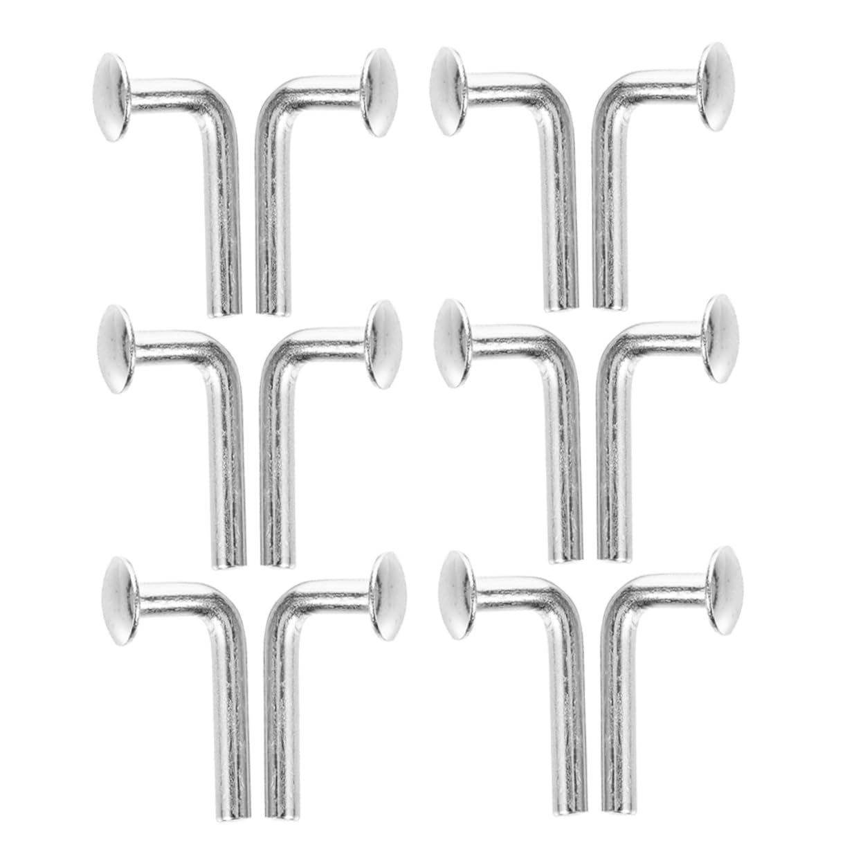 HAWILLOSCH 70pcs Pallet Rack Latch Pallet Rack Hooks Drop Pin Safety Clip Pallet Racking Accessories Pallet Racking Safety Pin Pallet Racking Pin Pallet Rack Accessories Bolts Iron Silver