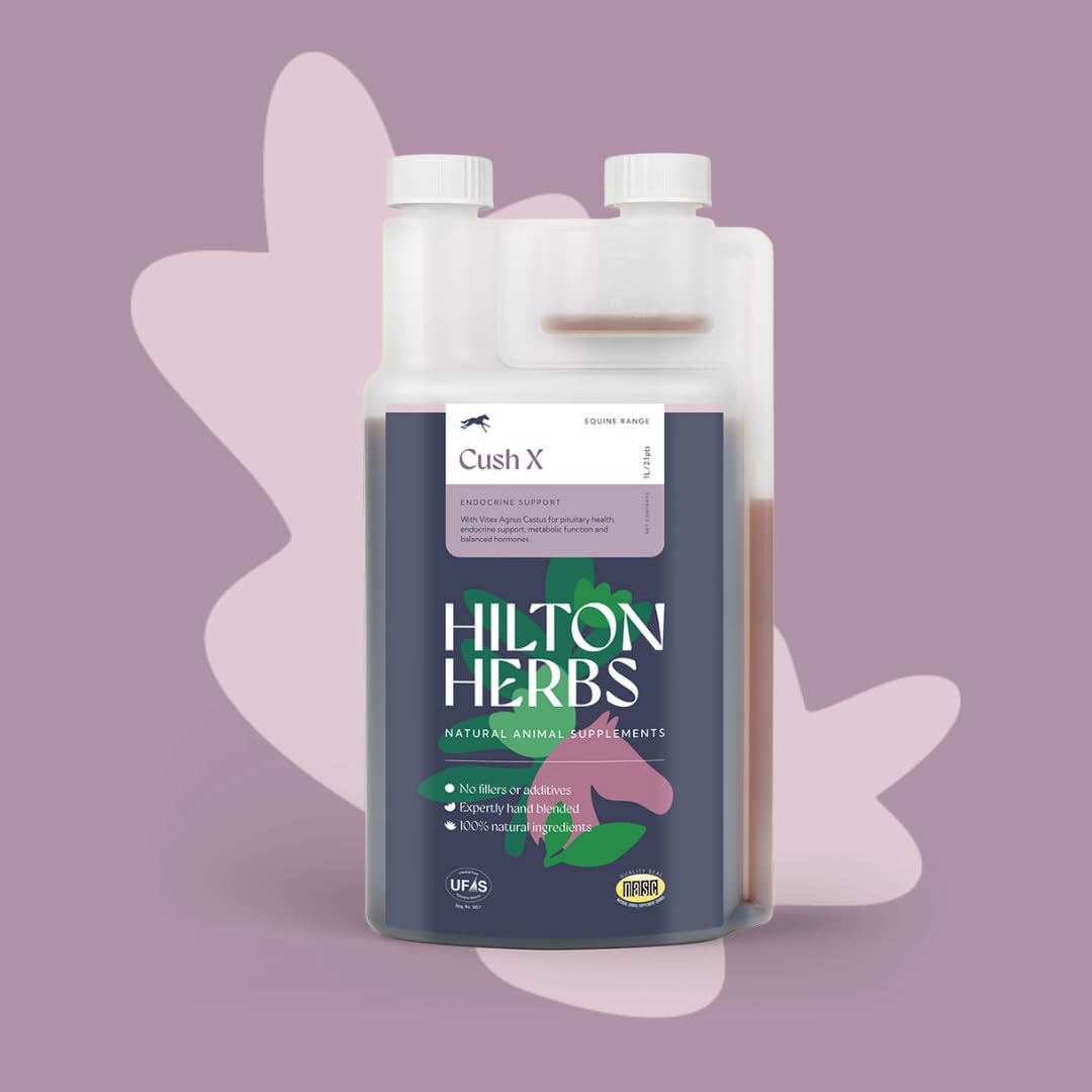 Hilton Herbs CUSH-X Gold 1 L Complément Alimentaire Cheval Syndrôme de Cushing