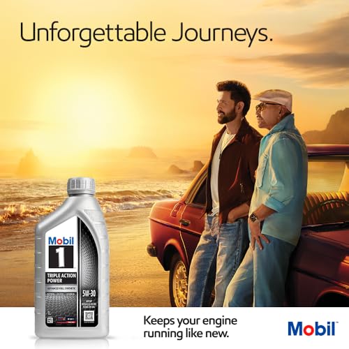 Image of Mobil 1 5W30 Fully Synthetic Engine Oil (1 L)