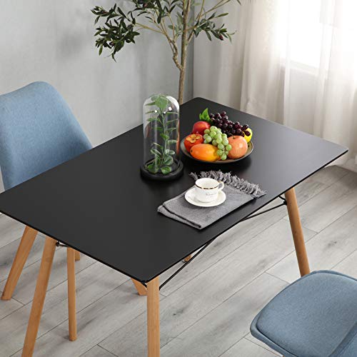 Mid Century Dining Table, ELANGST Modern Kitchen Leisure Desk with 43