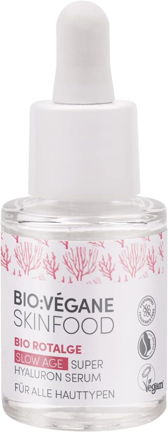 BIO:VEGANE SKINFOOD Organic Red Algae Slow Age Super Hyaluronic Serum For All Skin Types 0.5 fl oz (15 ml)