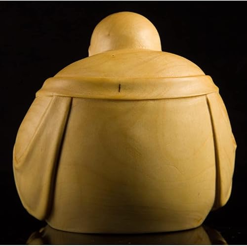 Estatua de Buda, estatuas de Buda para el hogar, mini estatuas de Buda feliz y risueño, talladas a mano, estatua de Maitreya, escultura