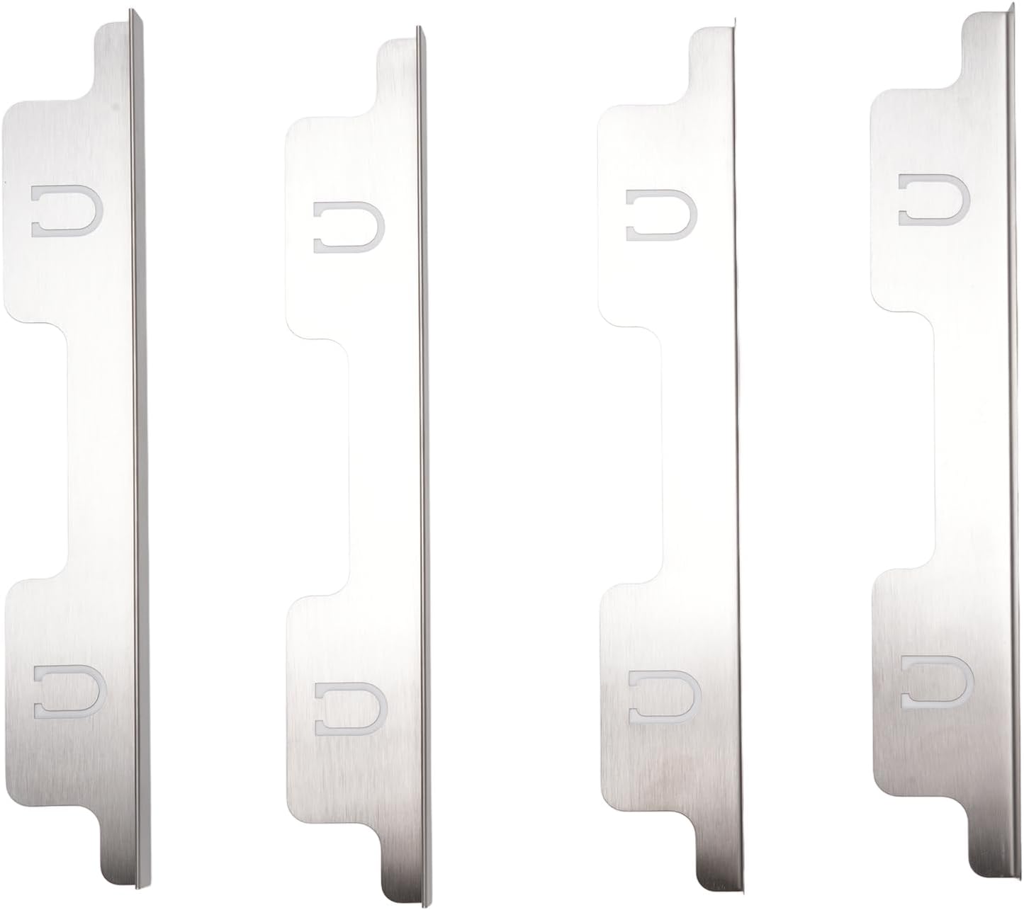 Stainless Steel Stove Gap Covers, Oven Side Gap Filler, Range Trim Kit for Kitchen Counter Side Gap, 13 to 27.5 inches, Guard Between Stove Top & Counter