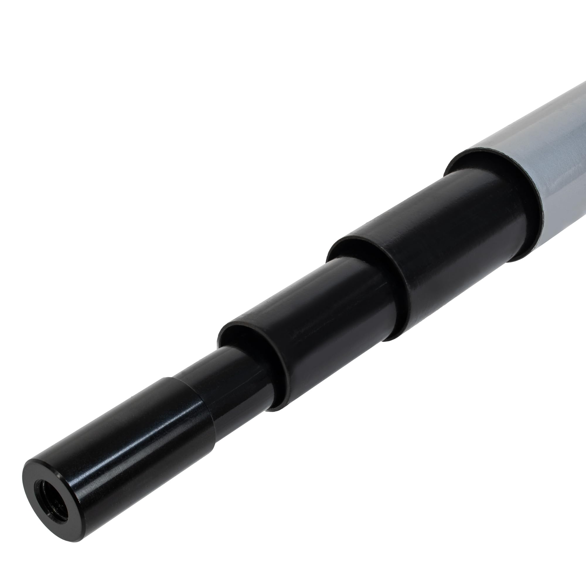 Roy Fishers Power Net Handle – Teleskop-Kescherstange aus Carbon-Composite – Rutschfester Griff – 2m, 3m oder 4m – Stabil & Leicht – Universal Gewinde – Für Forelle & Friedfisch