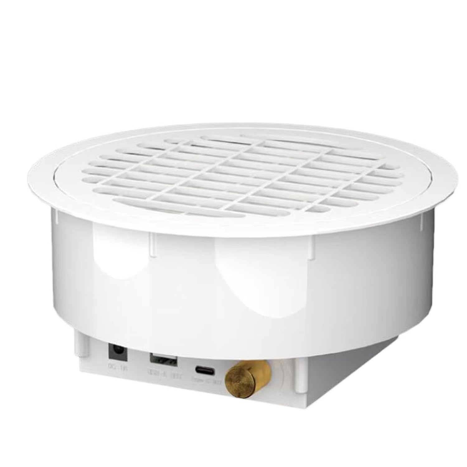 COYEUX Aspiratore per Polvere di Unghie, Potente Ventilatore Aspiratore per Unghie, Estrattore per Unghie, Ventilatore 12V-5500rpm, con Filtri Riutilizzabili, Installazione Incassata, per Saloni