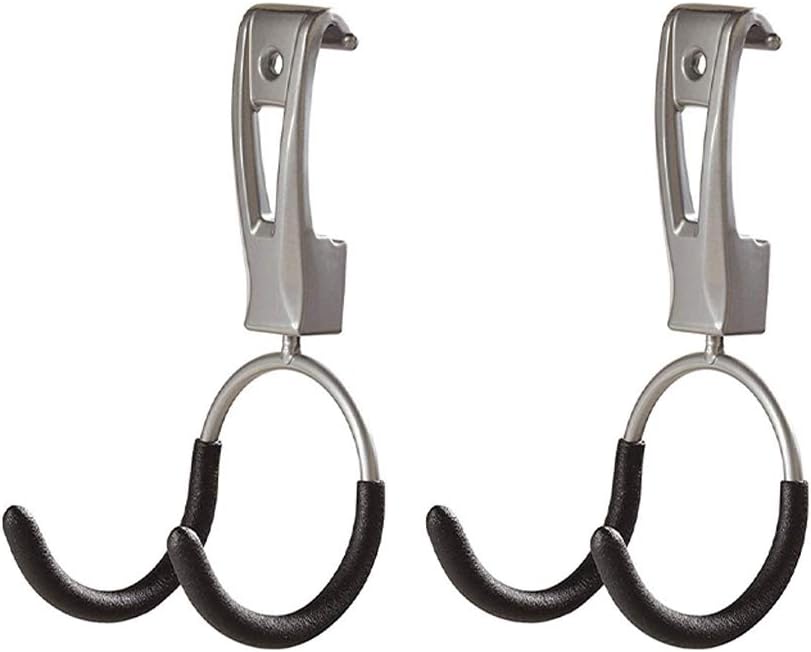 Rubbermaid Universal Metallic Fasttrack Hanging Garage Hook Organizers (2 Pack)