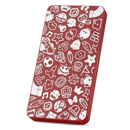 PALPOW Estuche Juegos Switch Compatible con Guardar Juegos Nintendo Switch 24 Juegos & 24 Tarjetas de Micro SD, Funda Juegos Switch, Caja Porta Juegos Switch para Mario Fans - Wonder Rojo