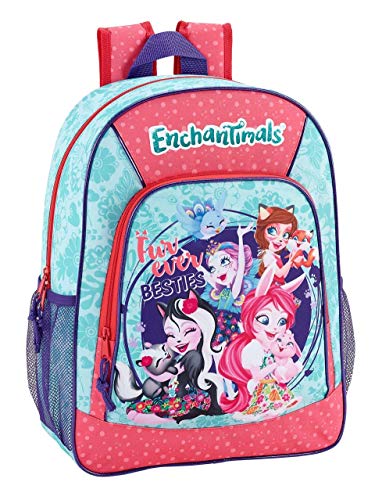 Enchantimals Oficial Mochila  Escolar Niños 330x140x420mm