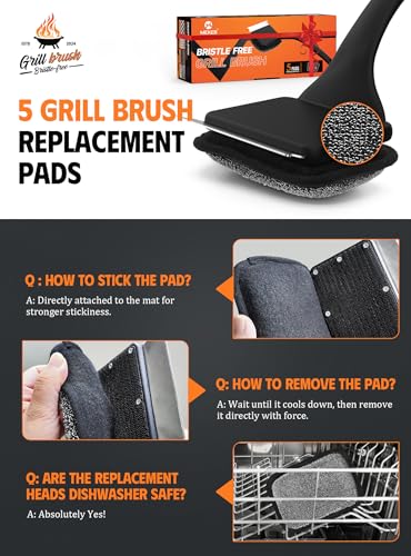 MEKER Grill Brush Bristle Free