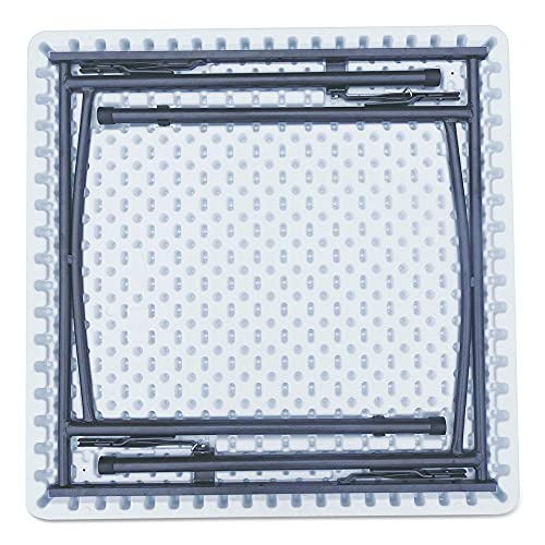 Alera Alept36Sw Square Plastic Folding Table - White #TOP1
