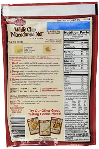 Image of Betty Crocker White Chip Macadamia Cookie Mix, 14 Oz (3 Packs)