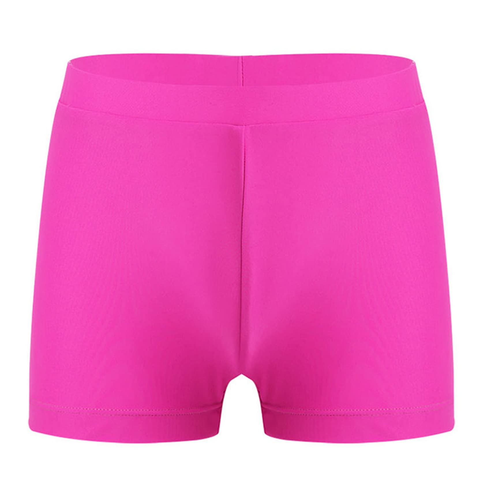 Daenrui Kids Girls Swim Shorts Boyshort Bottoms UPF50+ Quick Dry Beach Coverup Boardshort Beachwear Swimwear Hotpink 12 Years