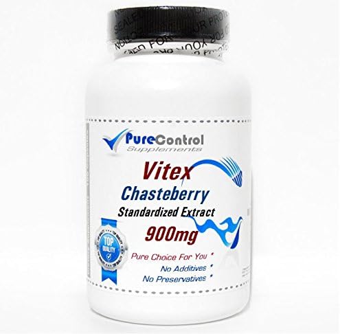Vitex Chasteberry Extracto estandarizado 900 mg100 CápsulasPuroPor Purecontrol Suplementos