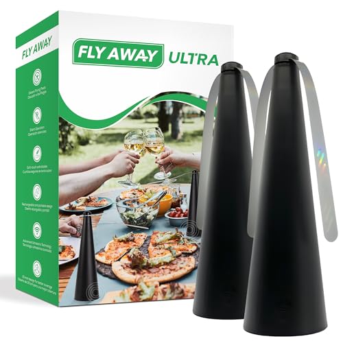 La mejor selección de Ventilador T Fal Repelente - los más vendidos. 42 Fly Away Ultra - Paquete de 2 ventiladores recargables para exteriores para mesas con ultrasonido, uso en mesa exterior o interior, restaurante, barbacoa, eventos, disuadir moscas,...