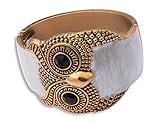 Enez XXL Damen Kette Armband Armkette Choker Armreifen Eule T596a