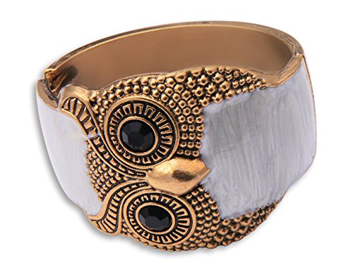 Preisvergleich Produktbild Enez XXL Damen Kette Armband Armkette Choker Armreifen Eule T596a