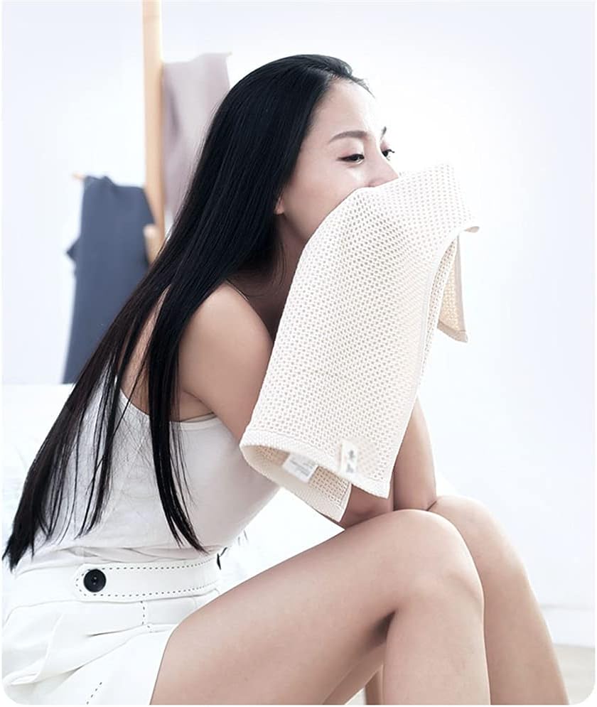 Towel Cotton Wash Face Household Water Absorbent Wipe Hair Quick Drying Not Easy to Drop Hair Soft Towel Summer (Color: D, Size: 72X32cm) (A 72X32cm)