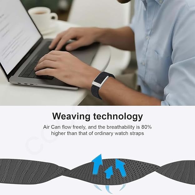 Image of Soft Nylon Sport Strap Breathable, Durable Strap Compatible with Whooop 5.0, One & Peak