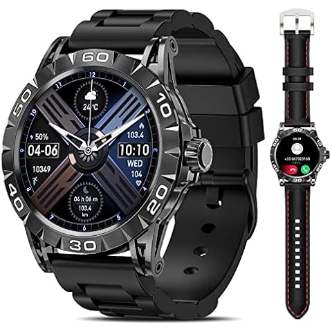 XINGHESF Smartwatch Hombre con Llamadas Bluetooth y Asistente de Voz Cover