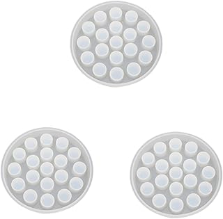 TEHAUX 3 Peças DIY Armazenamento De Batom Resina Epóxi Vela Moldes De Jóias Epóxi Moldes De Fundição De Resina Molde De Resina Suporte De Armazenamento De Lábios De Silicone Molde Epóxi