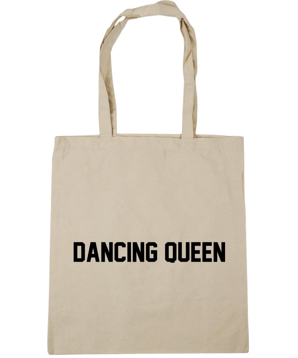Hippowarehouse Dancing Queen Tote Shopping Gym Beach Bag 42cm x38cm, 10 litres — image 1