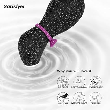 Satisfyer Pro Penguin Next Generation Vibrador de ondas de presión | Succionador de clítoris con 11 modos de vibración | Consolador con batería | Juguete sexual para mujeres | Impermeable (IPX7)