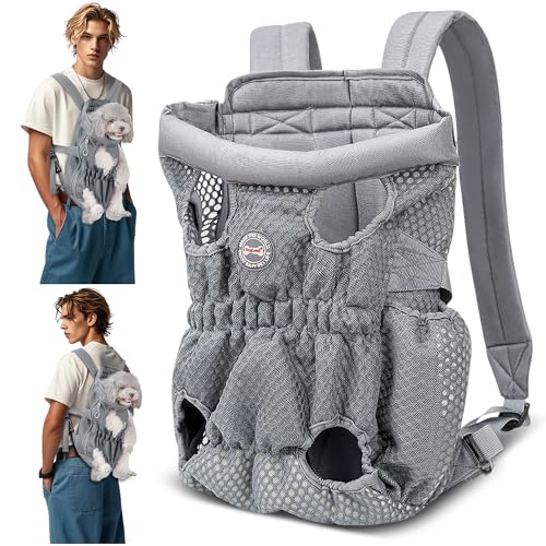 ALLSOPETS Dog Carrier Backpack for Small Medium Dogs, Lightweight