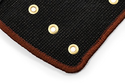 Camco 42949 Rv Step Rug ( Premium Radius Wrap Around Step Rug, Turf Material (22" Wide) - Brown) #TOP6