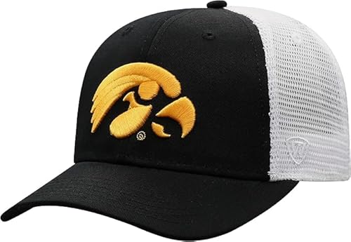Collegiate Adjustable Trucker Hats (US, Alpha, One Size, Iowa)