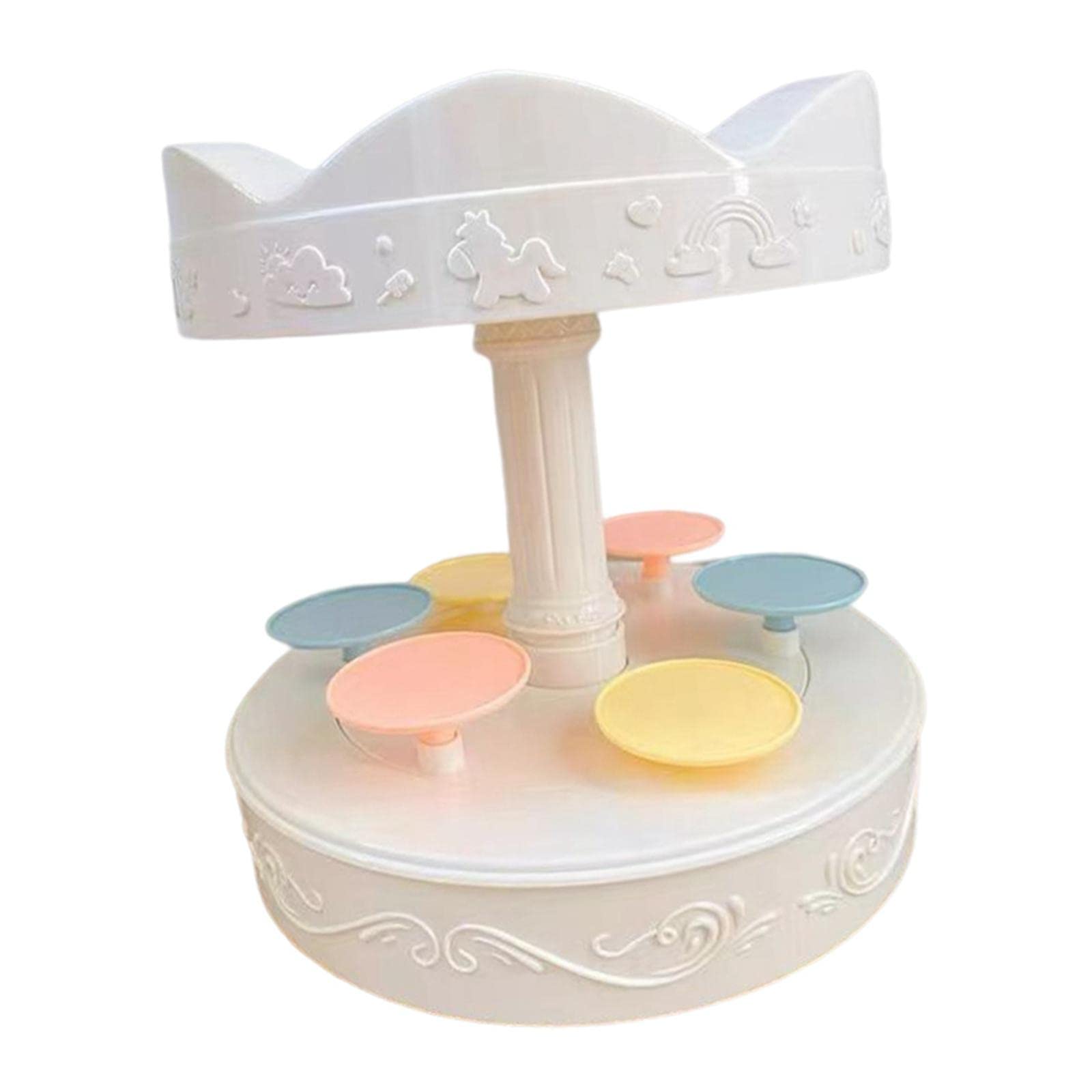 Présentoir gâteau rotatif et tourniquet pâtisserie amovible pour cupcake et buffet anniversaire
