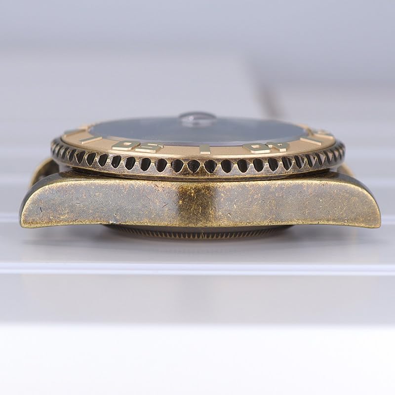 40mm Edelstahl Uhrengehäuse mit Geprägte Lünetten Einlage, Passend für Miyota 8215 Werk 28,5mm Zifferblatt, Uhren Modifizierung Kit für Rolex Yacht-Master