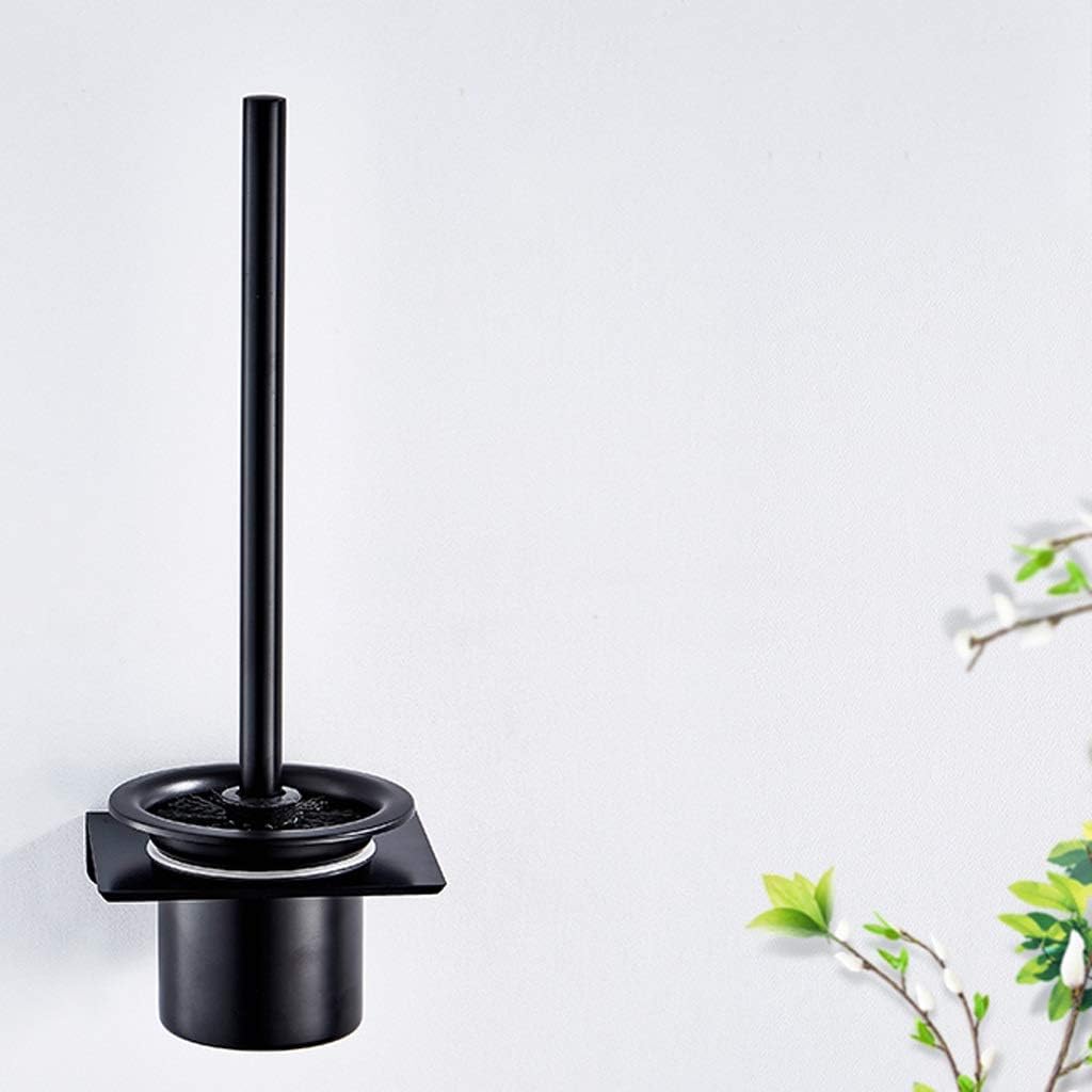 Toilet Brush with Holder for Bathroom Cleaning, Stainless Steel Toilet Bowl Brush Compact Design image 3