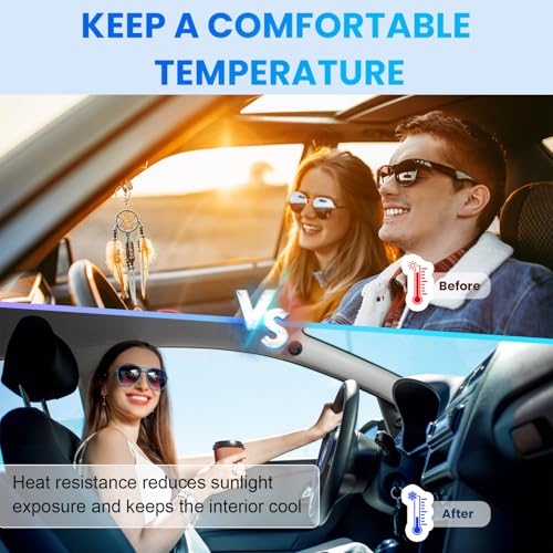 Image of Car Window Tint 20% VLT - 20 inch in x 10' Ft Nano Carbon Window Tint Privacy Film for Car, Heat & UV Blocking, Glare Reduction and Scratch Resistant Automotive Tinting Roll